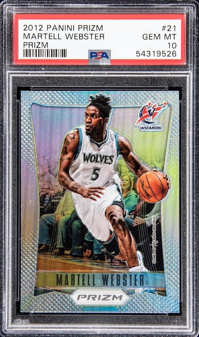2012-13 Panini Prizm Martell Webster Prizm #21 card image