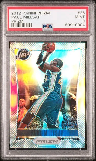 2012-13 Panini Prizm Paul Millsap Silver Prizm #25 card image