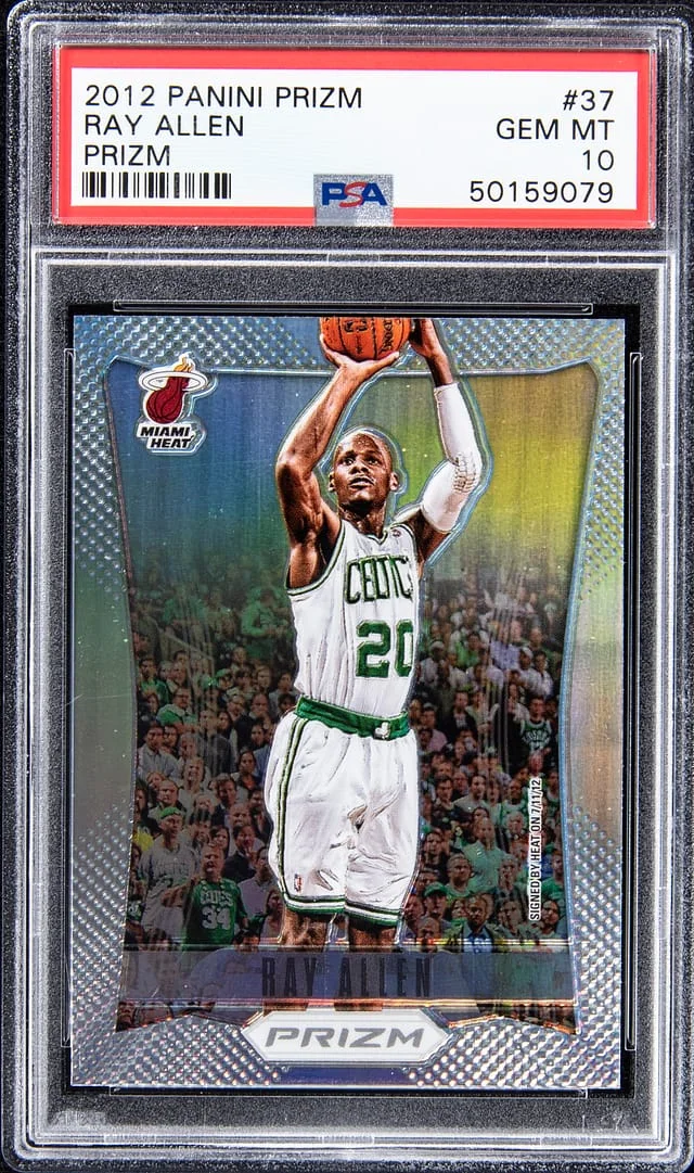 2012-13 Panini Prizm Ray Allen Gold Prizm #37 card image