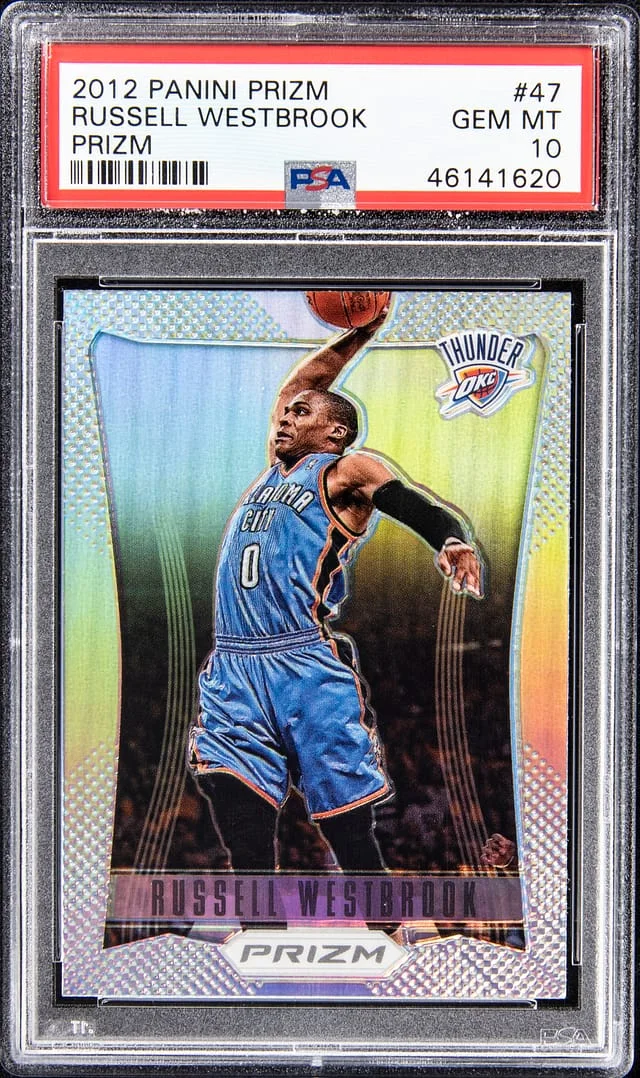 2012-13 Panini Prizm Russell Westbrook Prizm #47 card image