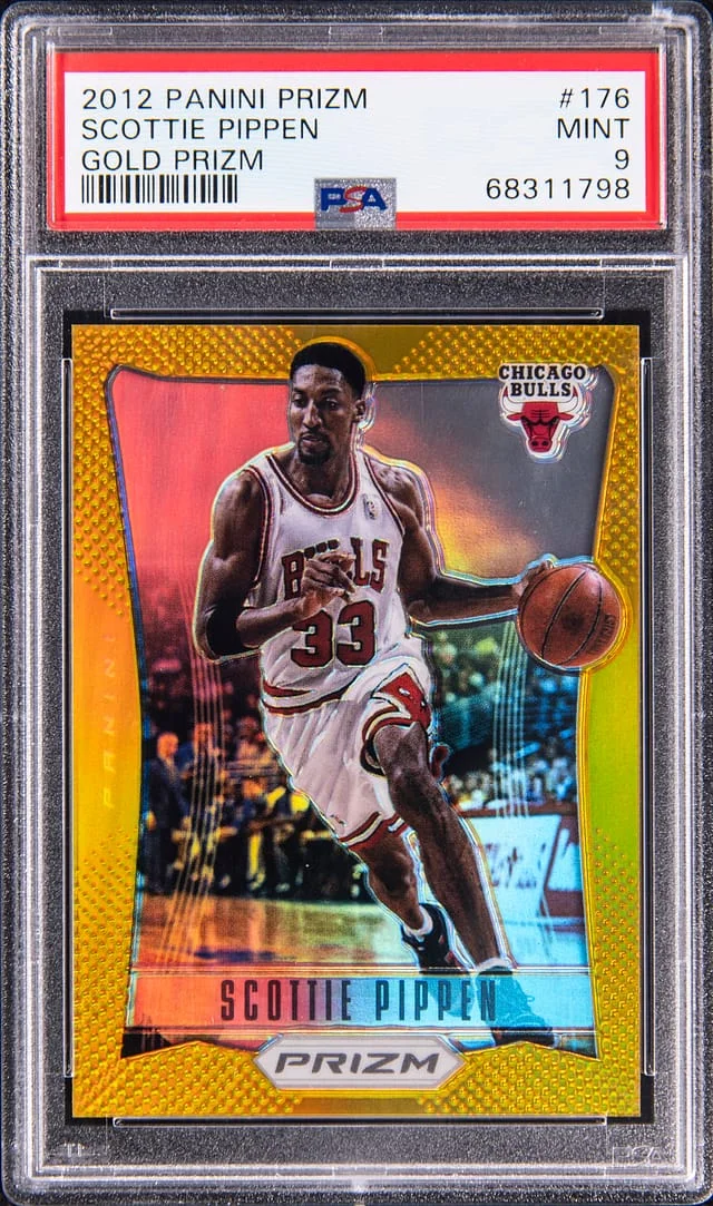 2012-13 Panini Prizm Scottie Pippen Gold Prizm #176 card image