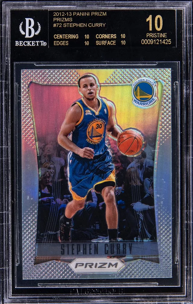 2012-13 Panini Prizm Stephen Curry Silver Prizm #72 card image
