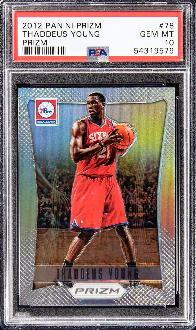 2012-13 Panini Prizm Thaddeus Young Prizm #78 card image