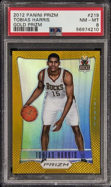 2012-13 Panini Prizm Tobias Harris Gold Prizm #219 card image