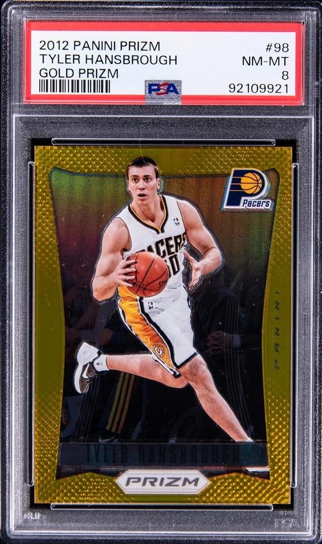 2012-13 Panini Prizm Tyler Hansbrough Gold Prizm #98 card image