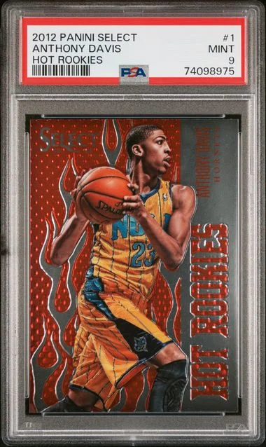 2012-13 Panini Select Anthony Davis Hot Rookies #1 card image