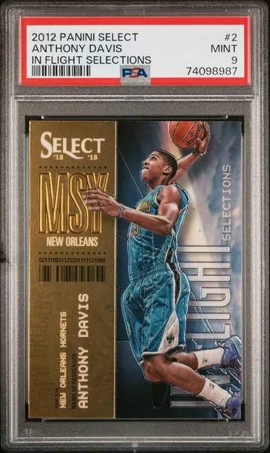 2012-13 Panini Select Anthony Davis In Flight Selections #2 card image