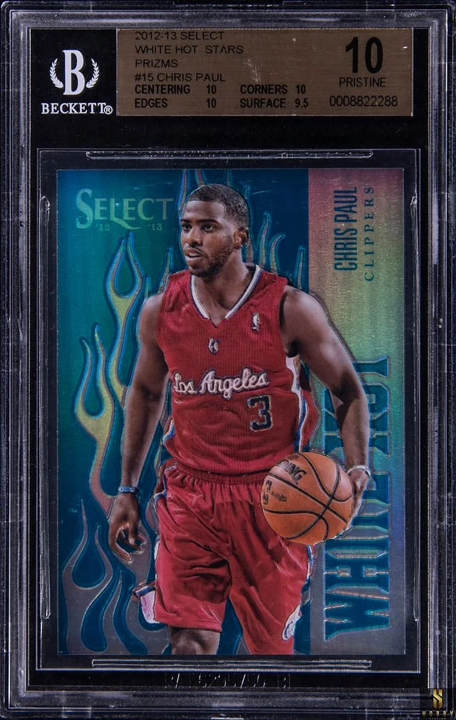 2012-13 Panini Select Chris Paul White Hot Stars Silver Prizm #15 card image