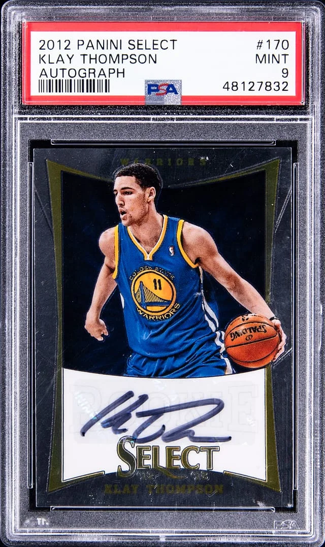 2012-13 Panini Select Klay Thompson Autograph #170 card image