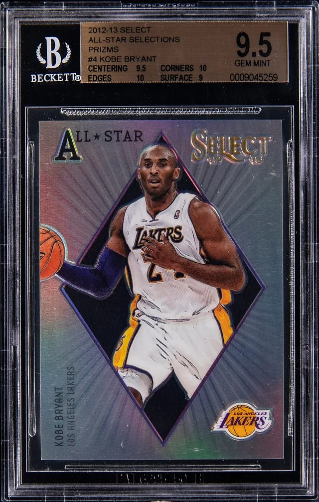 2012-13 Panini Select Kobe Bryant All-Star Selections Silver Prizm #4 card image