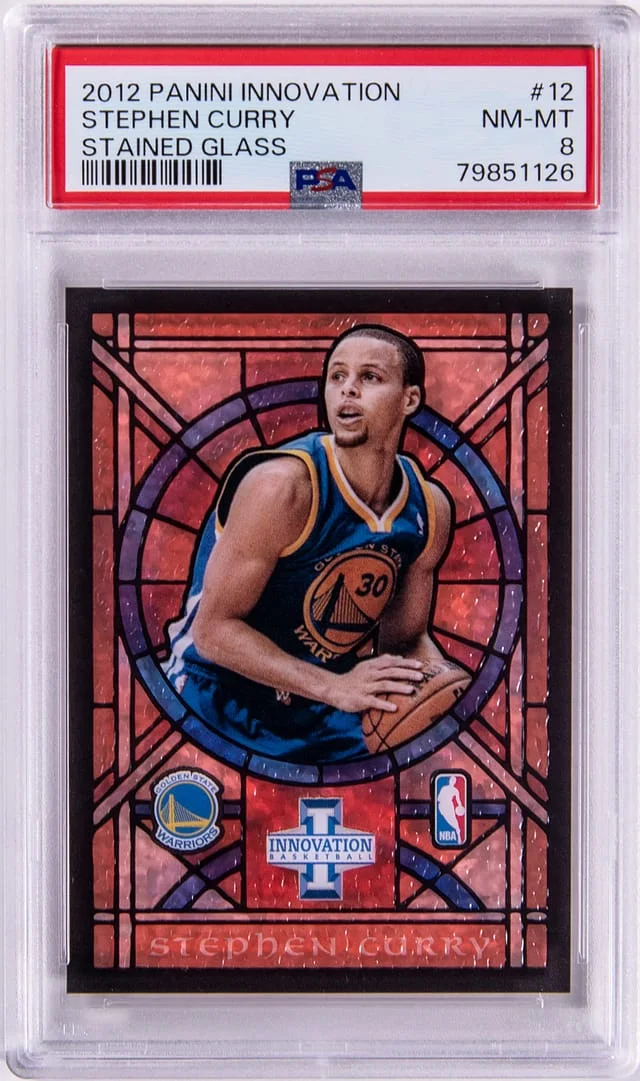 2012-13 Panini Stephen Curry Innovation Stained Glass #12 card image