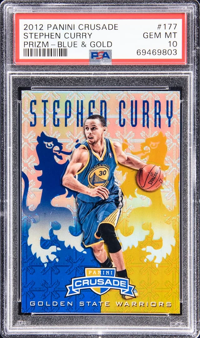 2012-13 Panini Stephen Curry Crusade Gold Prizm #177 card image