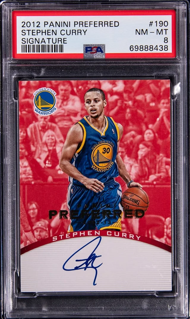 2012-13 Panini Stephen Curry Preferred Signature #190 card image