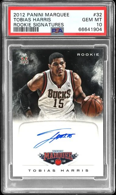 2012-13 Panini Tobias Harris Marquee Signatures #32 card image