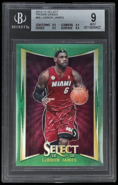 2012-13 Select LeBron James Prizms Green 06/10 #66 card image