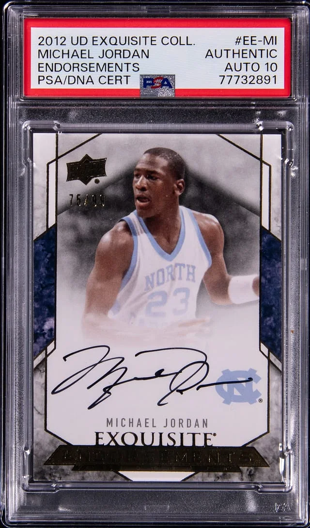 2012-13 Upper Deck Exquisite Collection Michael Jordan Endorsements #EE-MI card image