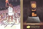 2012-13 Upper Deck Exquisite Michael Jordan National Championship Trophy Autographs #CT-JO card image