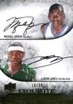 2012-13 Upper Deck Exquisite Michael Jordan Endorsements Dual #EE2-JJ card image