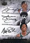 2012-13 Upper Deck Exquisite Michael Jordan Endorsements Triple #EE3-JEJ card image
