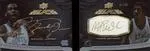 2012-13 Upper Deck Exquisite Michael Jordan UD Black Leather Autographs Dual #L-JJ card image