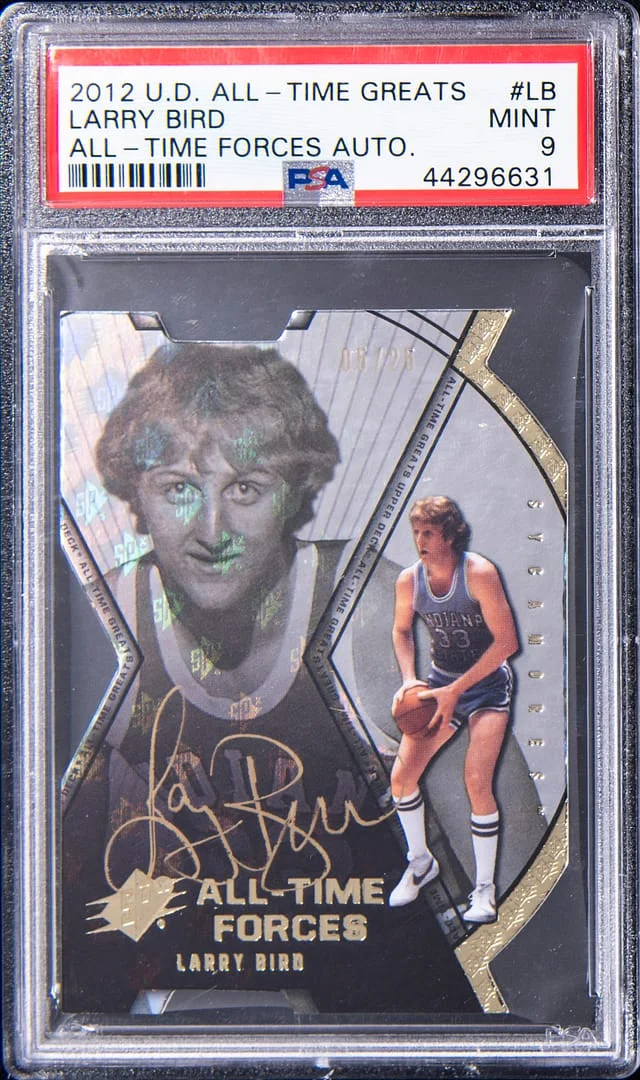 2012-13 Upper Deck Larry Bird All-Time Greats All-Time Forces Autograph #ATF-LB card image