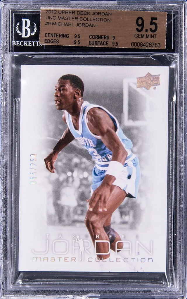 2012-13 Upper Deck Michael Jordan Jordan UNC Master Collection #9 card image