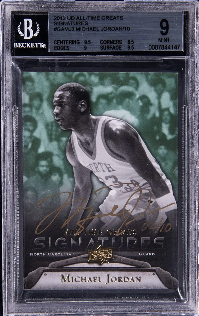 2012-13 Upper Deck Michael Jordan All-Time Greats Signatures #GA-MJ3 card image
