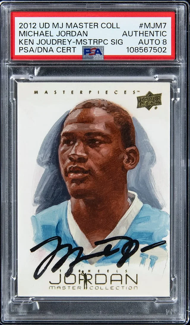 2012-13 Upper Deck Michael Jordan MJ Master Collection Ken Jourdey Masterpiece Signature #MJM7 card image