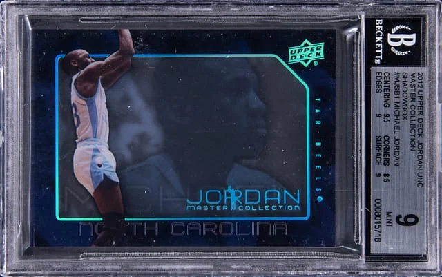 2012-13 Upper Deck Michael Jordan Jordan UNC Master Collection Shadowbox #MJSB-1 card image