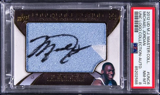 2012-13 Upper Deck Michael Jordan M.J. Collection UNC Logo Collection Autographs #UNC-6 card image