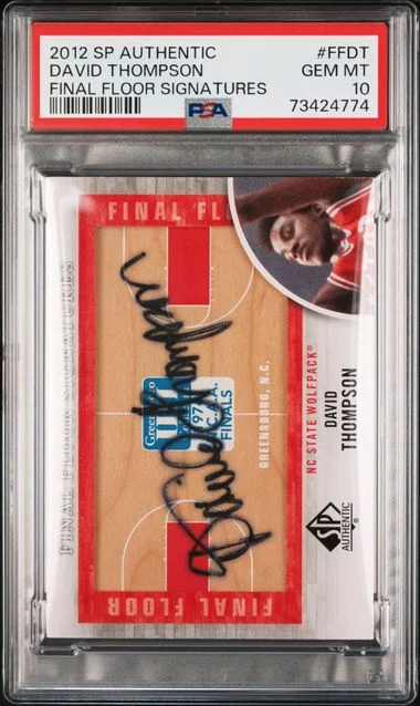 2012-13 Upper Deck SP Authentic David Thompson Final Floor Signatures #FF-DT card image