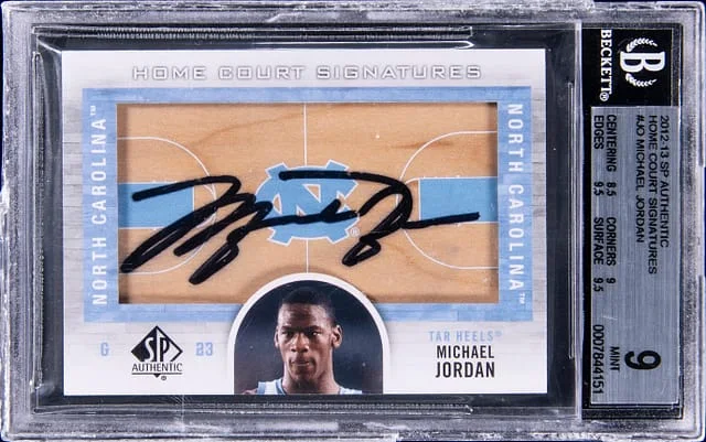 2012-13 Upper Deck SP Authentic Michael Jordan Home Court Signatures #HC-JO card image