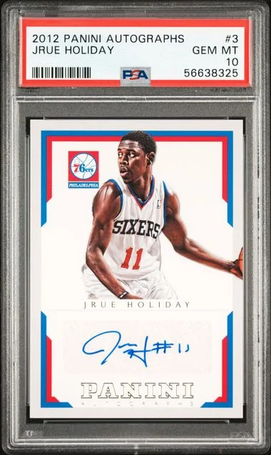 2012-23 Panini Jrue Holiday Autograph #3 card image