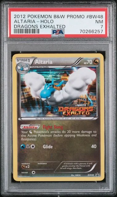 2012 Black & White Altaria Promo Dragons Exalted Holofoil #BW48 card image