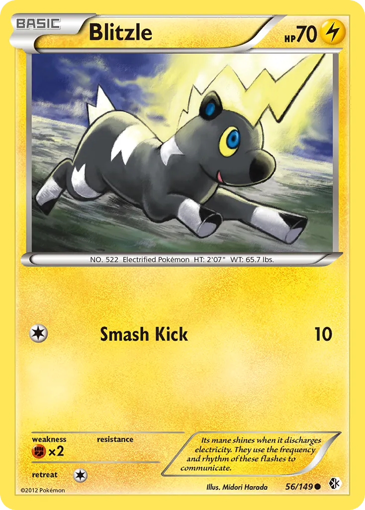 2012 Boundaries Crossed Blitzle Common #056/149 Common card image