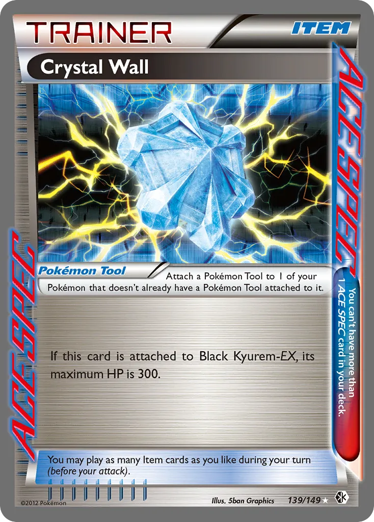 2012 Boundaries Crossed Crystal Wall #139/149 Rare ACE card image