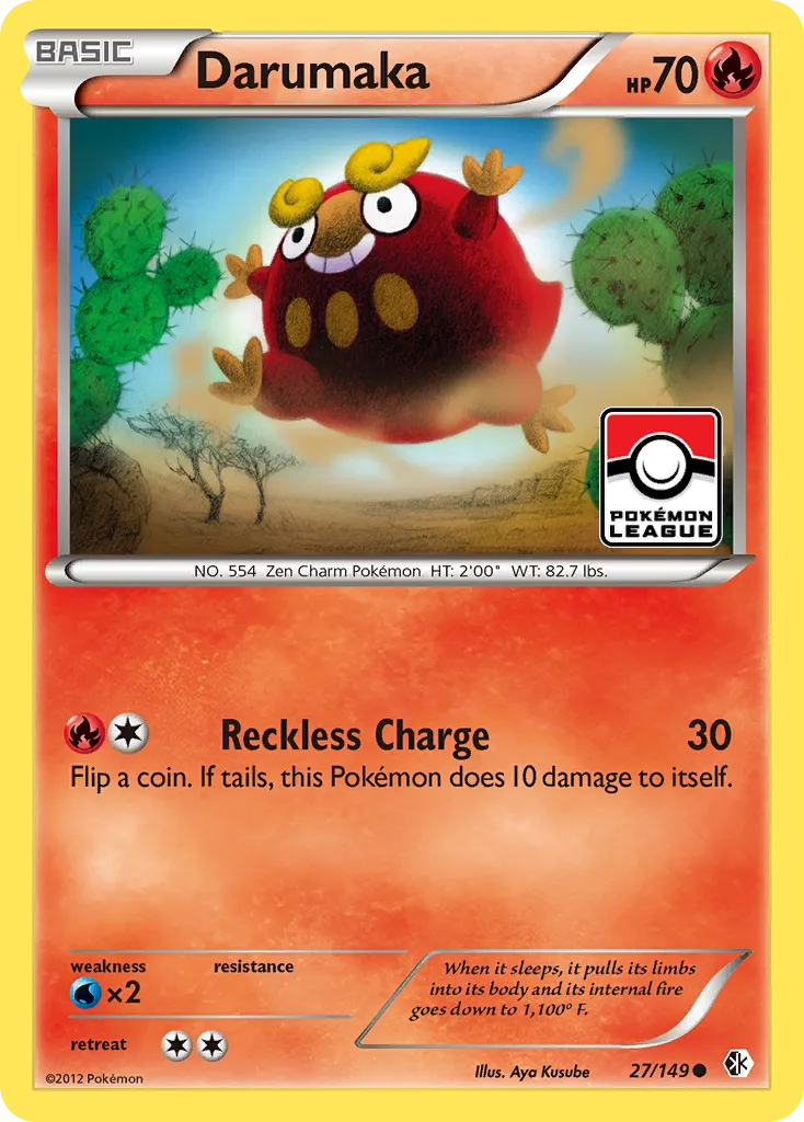 2012 Boundaries Crossed Darumaka #027/149 Common card image