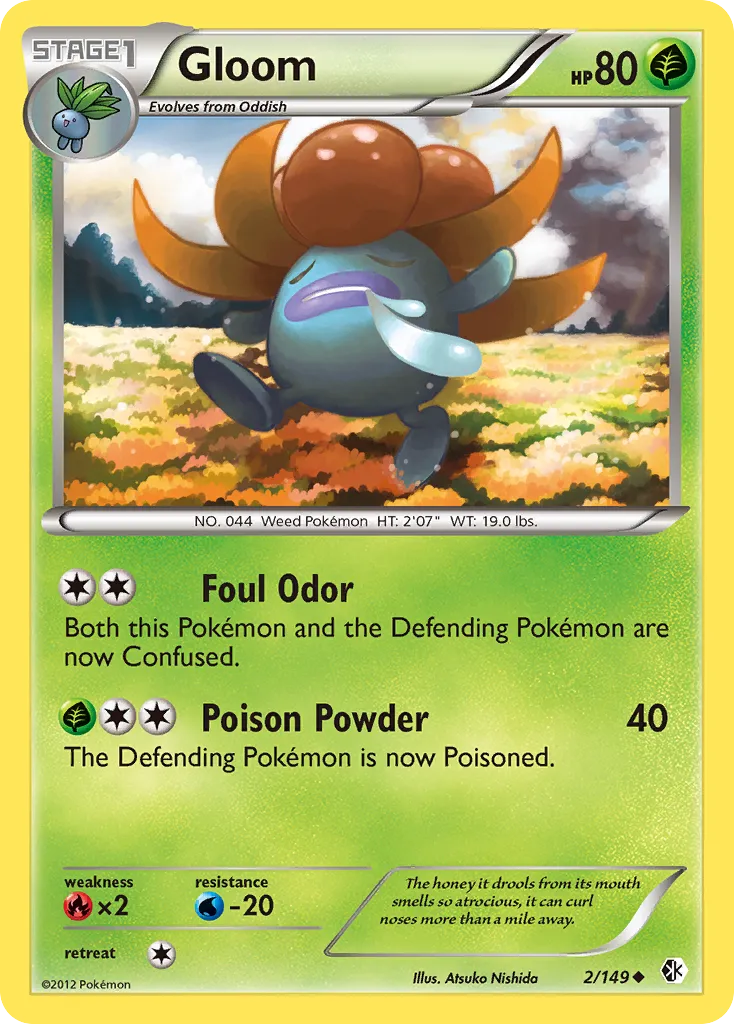2012 Boundaries Crossed Gloom Uncommon #002/149 Uncommon card image