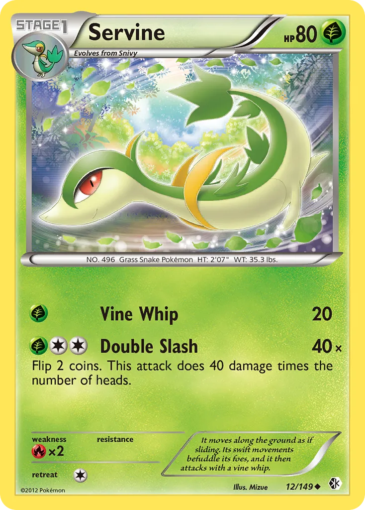 2012 Boundaries Crossed Servine Uncommon #012/149 Uncommon card image