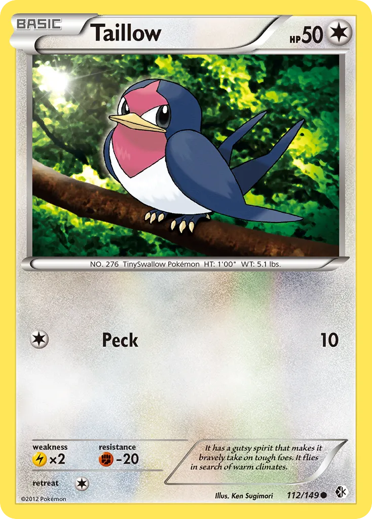 2012 Boundaries Crossed Taillow Common #112/149 Common card image