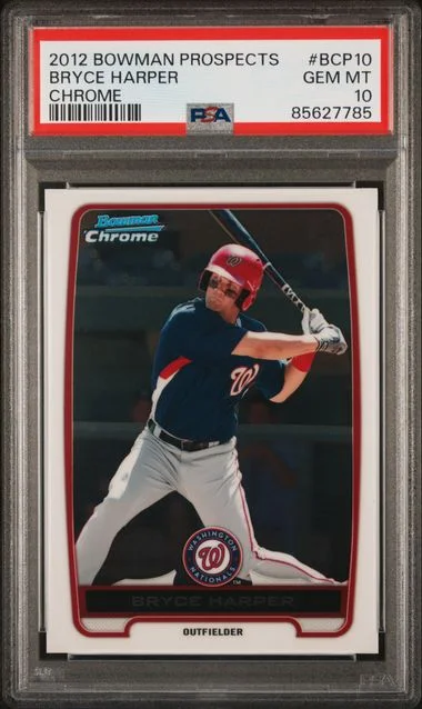 2012 Bowman Bryce Harper Prospects Chrome #BCP10 card image