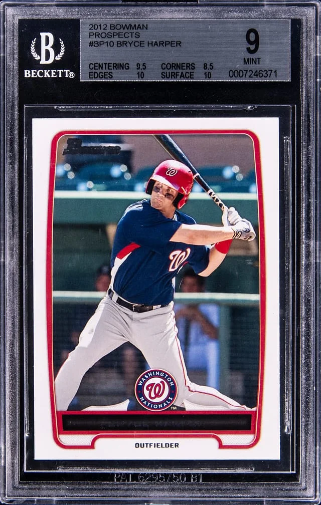 2012 Bowman Bryce Harper Prospects #BP10 card image