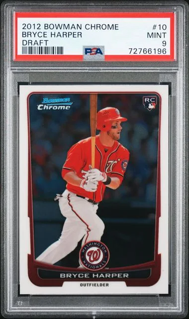 2012 Bowman Chrome Bryce Harper #10 card image