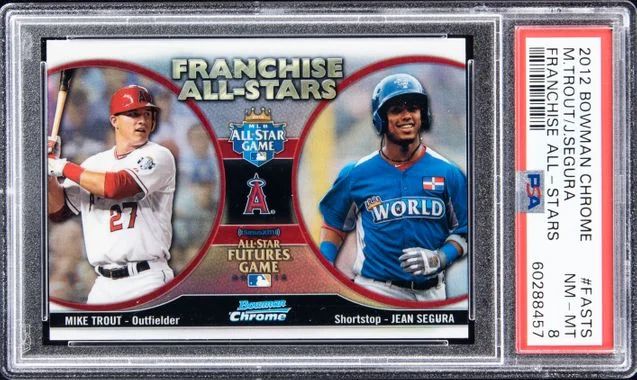2012 Bowman Chrome Jean Segura/Mike Trout Franchise All-Stars #FAS-TS card image