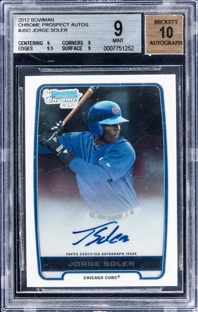 2012 Bowman Chrome Prospects Jahmai Jones #BCA-JSO card image
