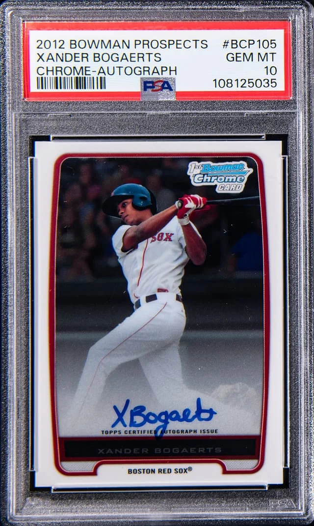 2012 Bowman Chrome Prospects Xander Bogaerts Refractor #BCP105 card image