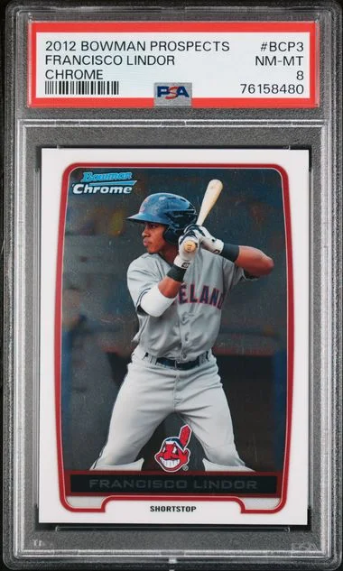 2012 Bowman Francisco Lindor Prospects Chrome #BCP3 card image