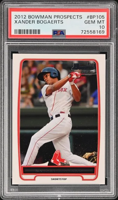2012 Bowman Xander Bogaerts Prospects #BP105 card image