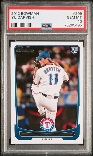 2012 Bowman Yu Darvish #209 card image