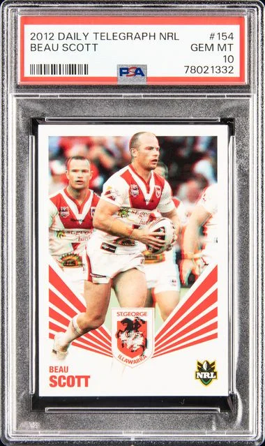 2012 Daily Telegraph Nrl Beau Scott #154 card image
